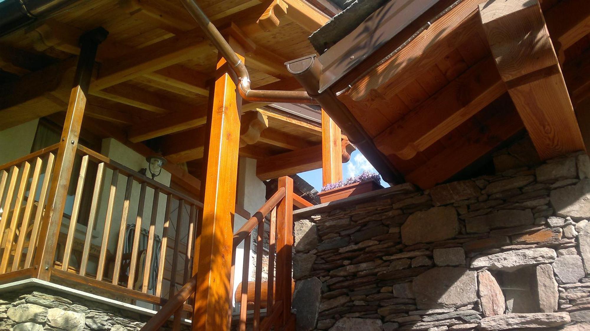 Eco Chalet Maison Dominique Challand-Saint-Anselme Luaran gambar